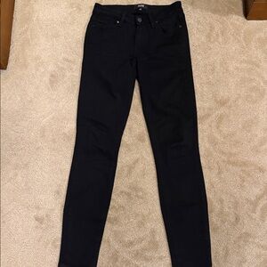 PAIGE Jet Black Denim Pants